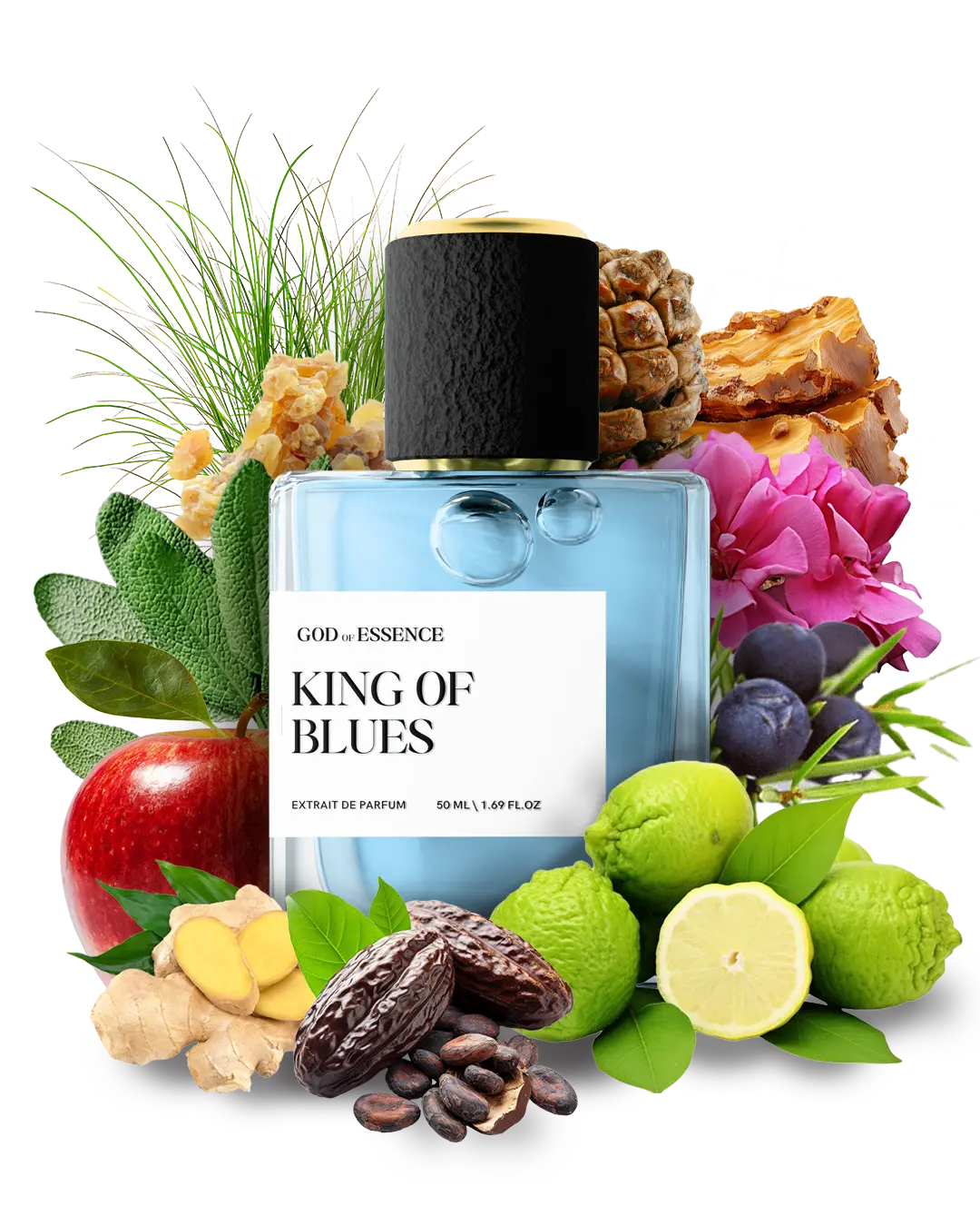 "KING OF BLUES" EXTRAIT DE PARFUM FOR MEN - God Of Essence