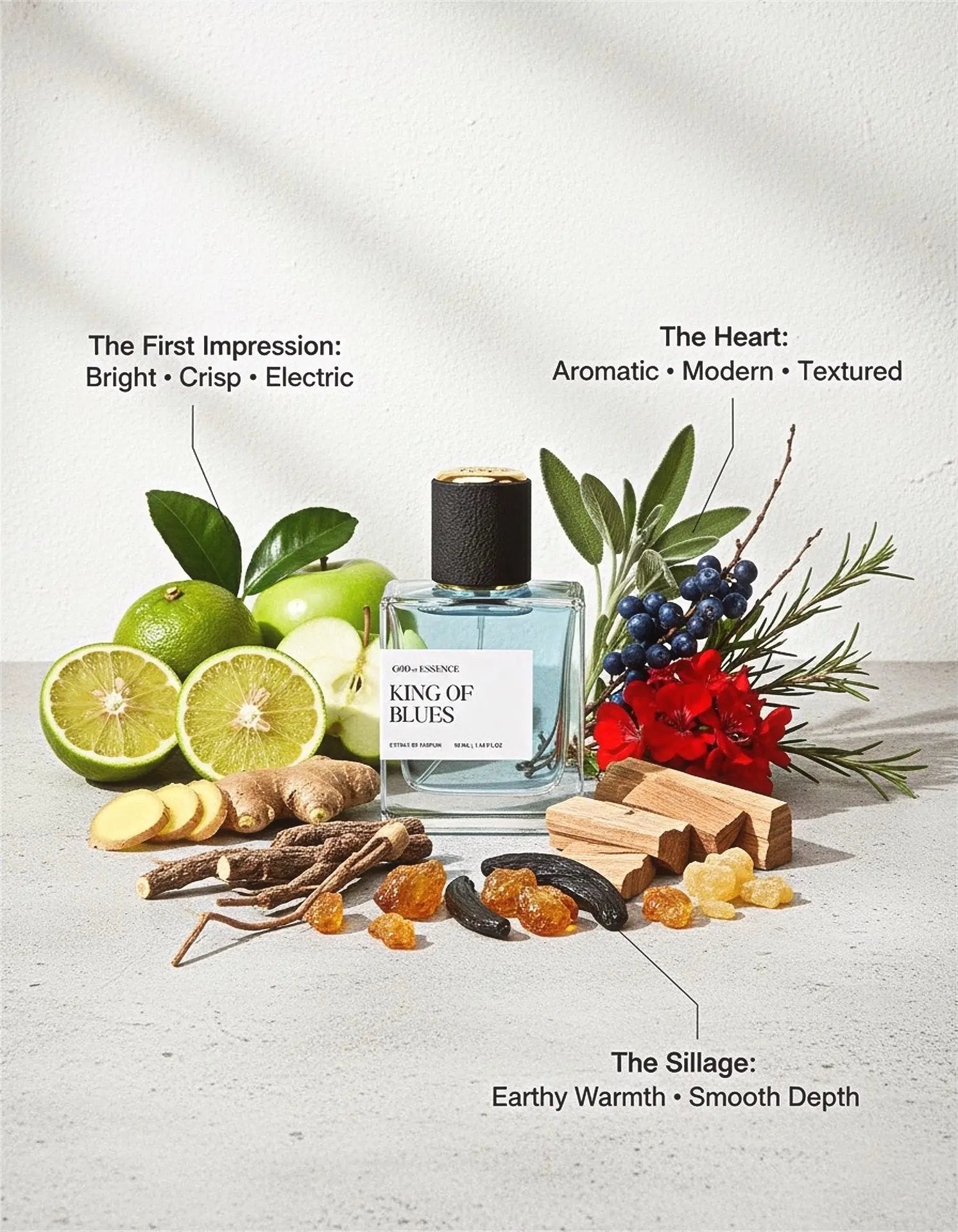 "KING OF BLUES" EXTRAIT DE PARFUM FOR MEN - God Of Essence