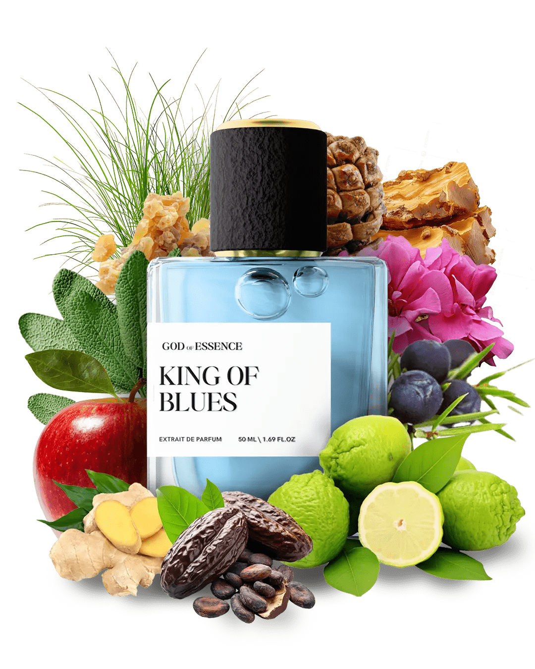 "KING OF BLUES" EXTRAIT DE PARFUM FOR MEN - God Of Essence