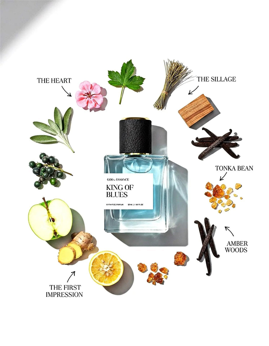 "KING OF BLUES" EXTRAIT DE PARFUM FOR MEN - God Of Essence