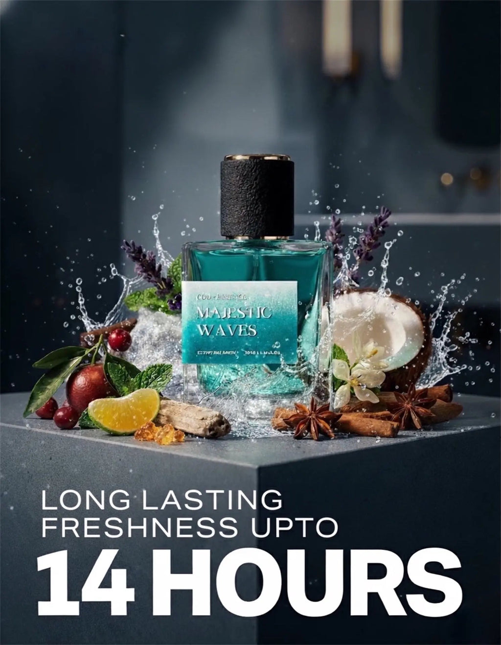 "MAJESTIC WAVES" EXTRAIT DE PARFUM FOR MEN - God Of Essence