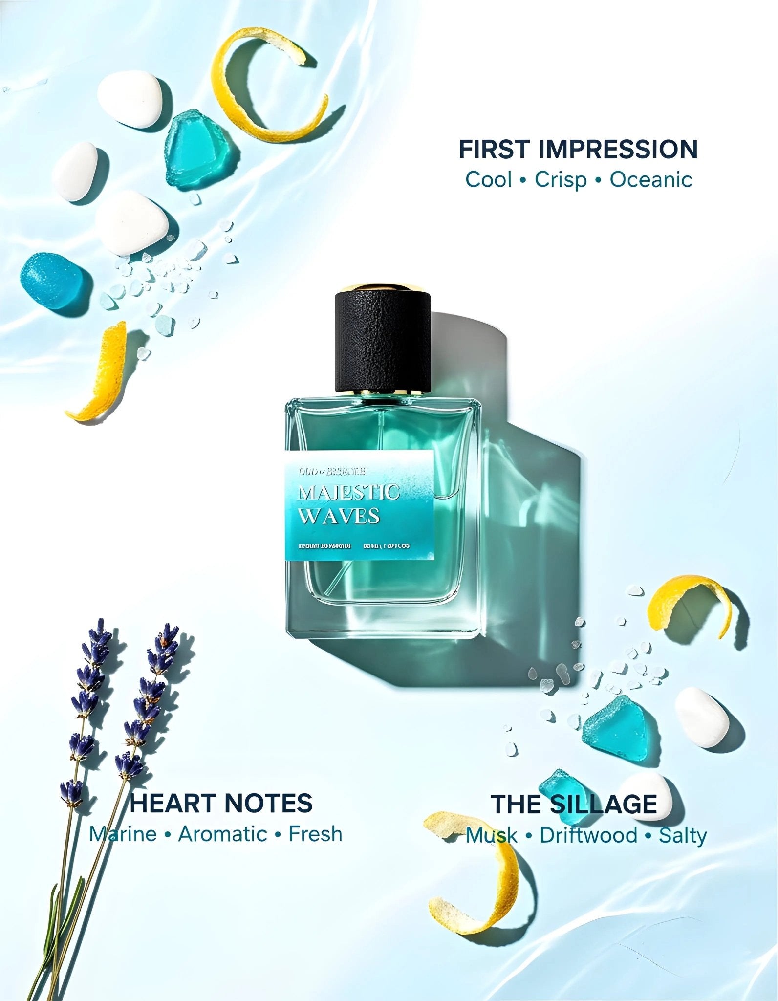 "MAJESTIC WAVES" EXTRAIT DE PARFUM FOR MEN - God Of Essence