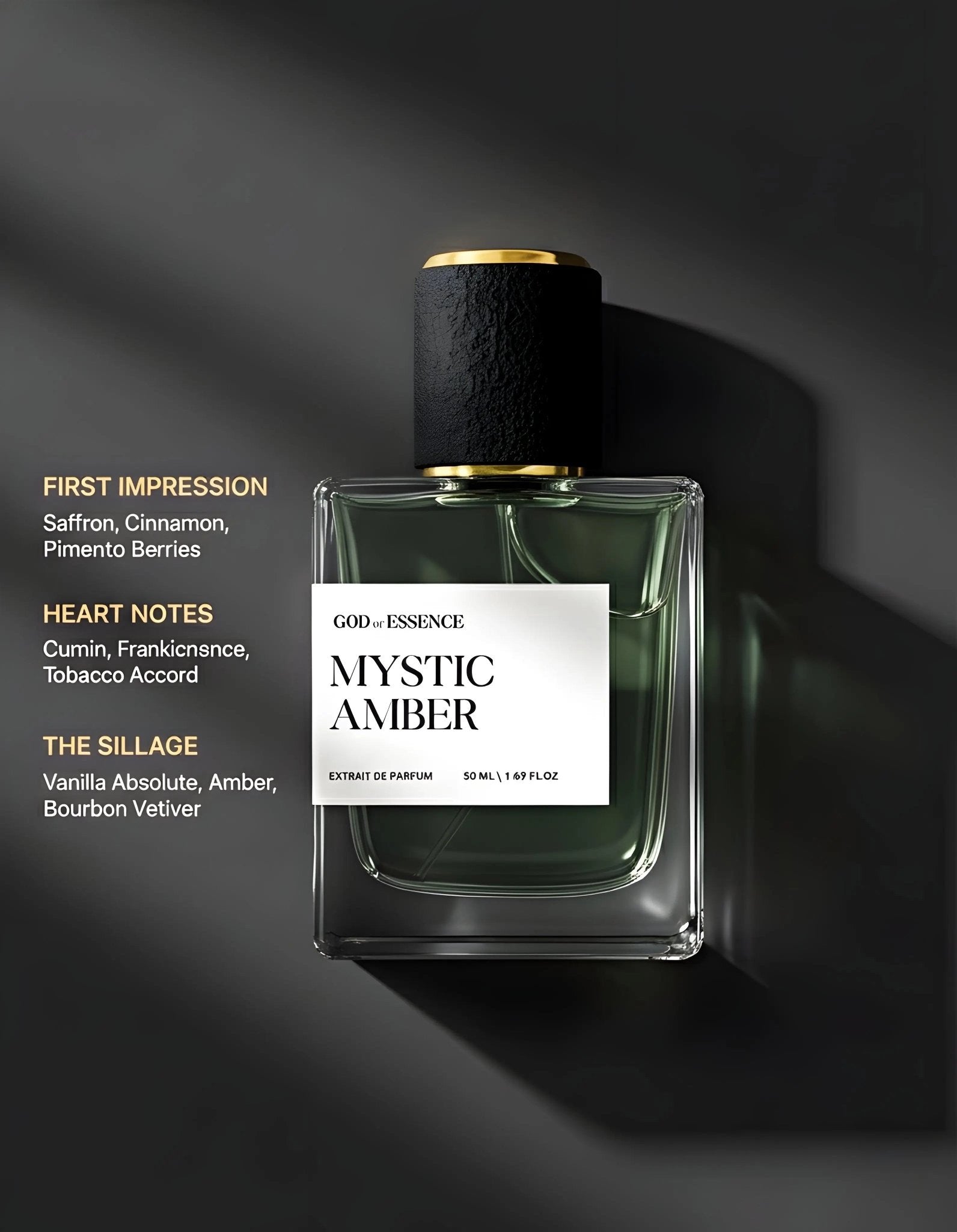 "MYSTIC AMBER" EXTRAIT DE PARFUM FOR MEN - God Of Essence