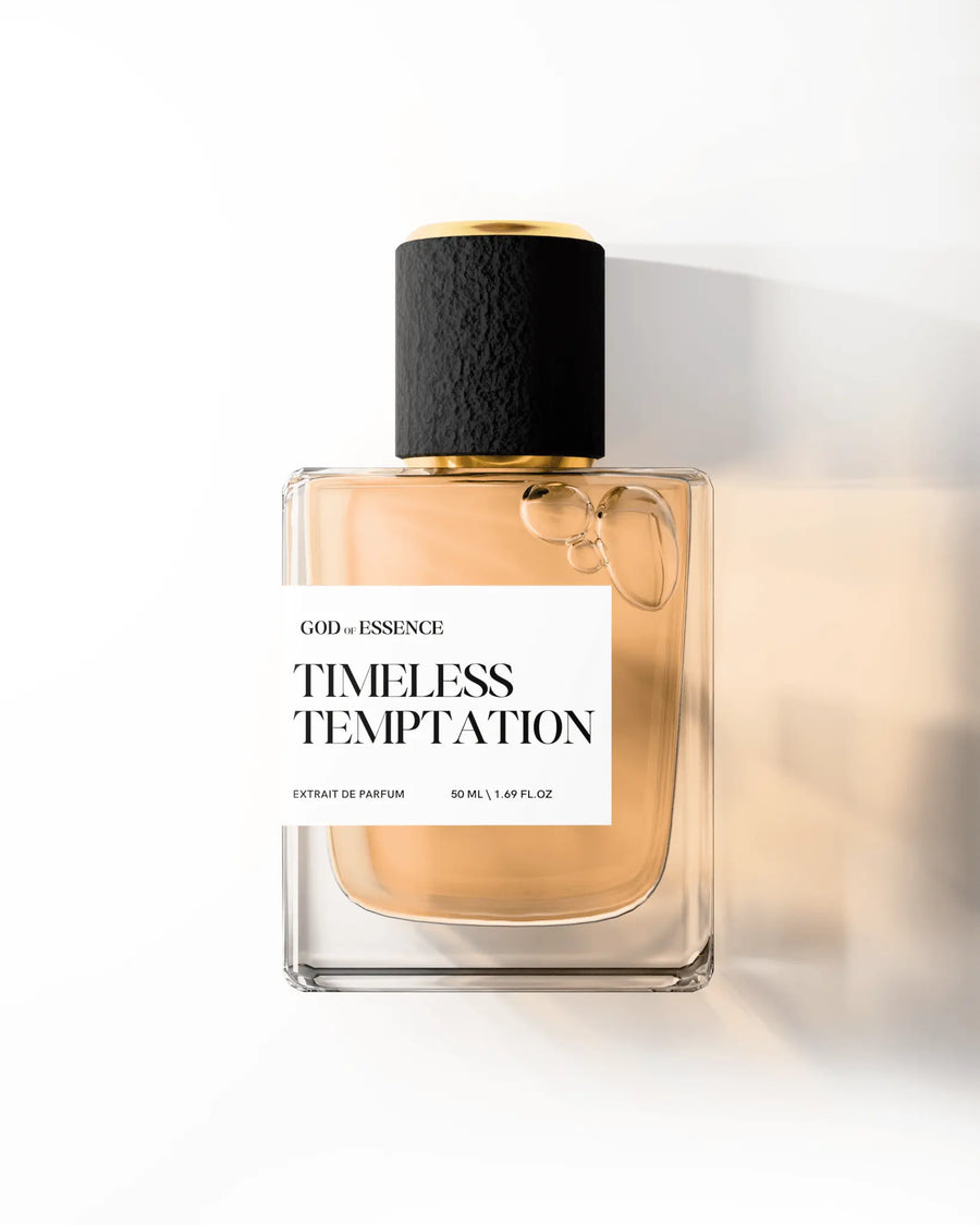 Timeless Temptation saffron oud extrait de parfum, 50 ml unisex perfume bottle by God of Essence