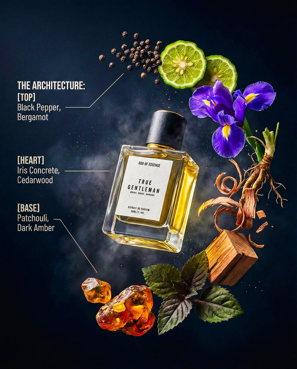 "True Gentleman" – Extrait de Parfum for Men - God Of Essence