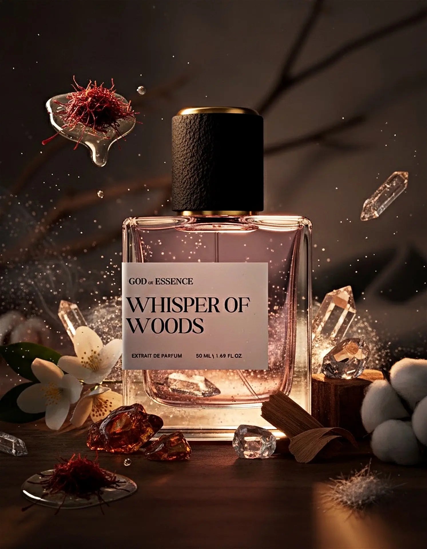 "WHISPER OF WOODS" EXTRAIT DE PARFUM FOR MEN & WOMEN - God Of Essence